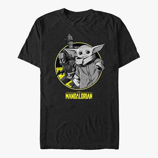 T-shirt Merch Star Wars: The Mandalorian - The WayCharm Unisex T-Shirt Black