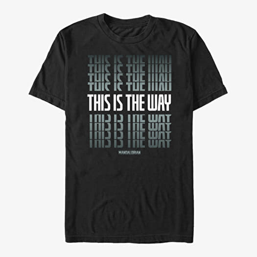 Merch Star Wars: The Mandalorian - Stacked Way Unisex T-Shirt Black