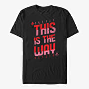 Merch Star Wars: The Mandalorian - Only Way Unisex T-Shirt Black