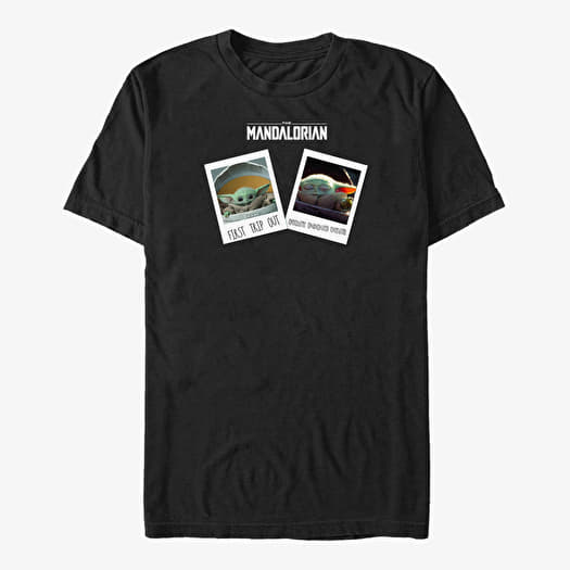 T-shirt Merch Star Wars: The Mandalorian - Travel Pics Unisex T-Shirt Black