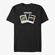 Merch Star Wars: The Mandalorian - Travel Pics Unisex T-Shirt Black