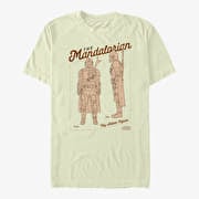 Merch Star Wars: The Mandalorian - The Mandalorian Unisex T-Shirt Natural