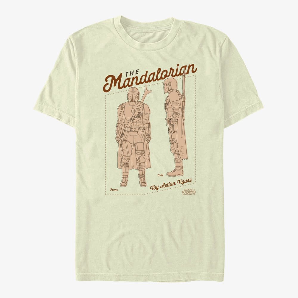 Футболки Merch Star Wars: The Mandalorian - The Mandalorian Unisex T-Shirt Natural