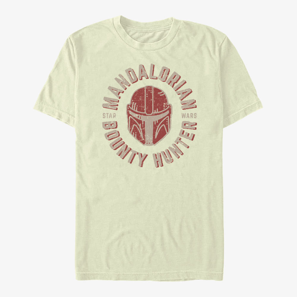 Trička Merch Star Wars: The Mandalorian - Lone Wolf Unisex T-Shirt Natural