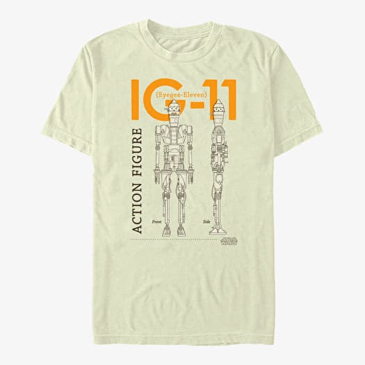 T-shirt Merch Star Wars: The Mandalorian - IG Schematics Unisex T-Shirt Natural