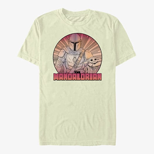 T-shirt Merch Star Wars: The Mandalorian - Inside the Lines Unisex T-Shirt Natural