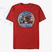 Merch Marvel GOTG Classic - Shocking Target Unisex T-Shirt Red