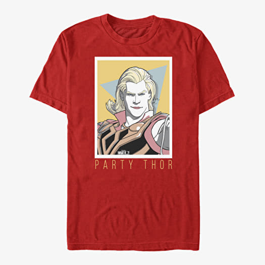 Majica Merch Marvel What If...? - Party Thor Simple Unisex T-Shirt Red