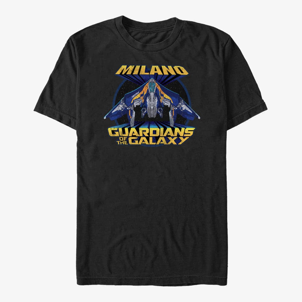 Trička Merch Marvel GOTG Classic - Grungelord Unisex T-Shirt Black