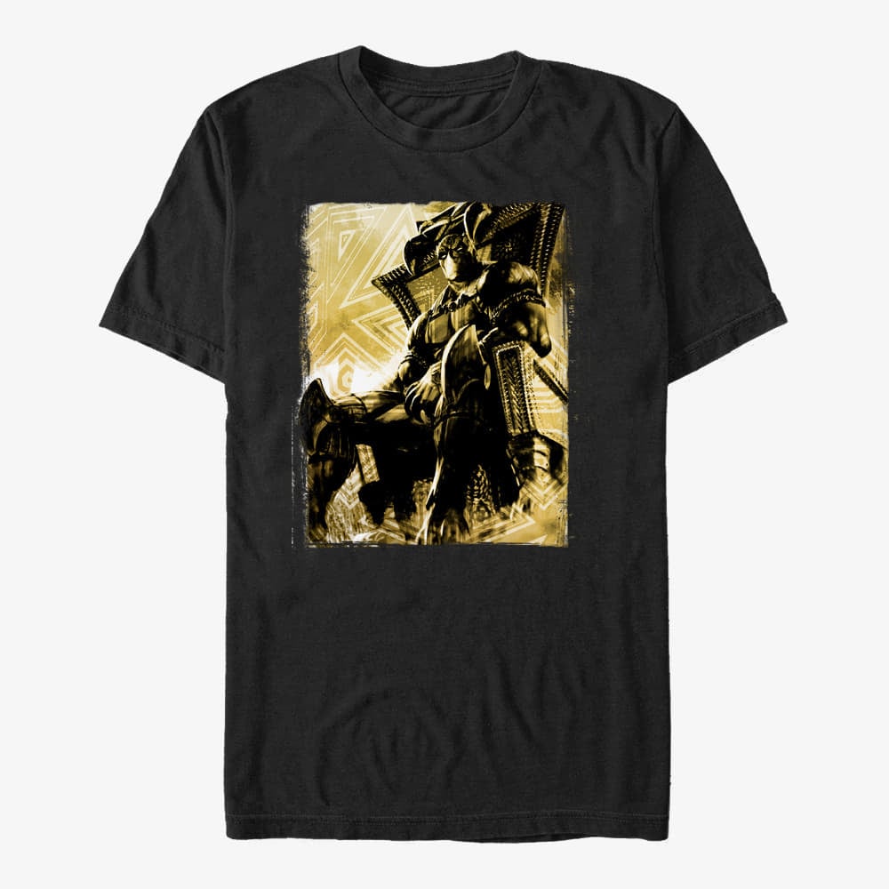T-särgid Merch Marvel Avengers Classic - Throne Room Unisex T-Shirt Black