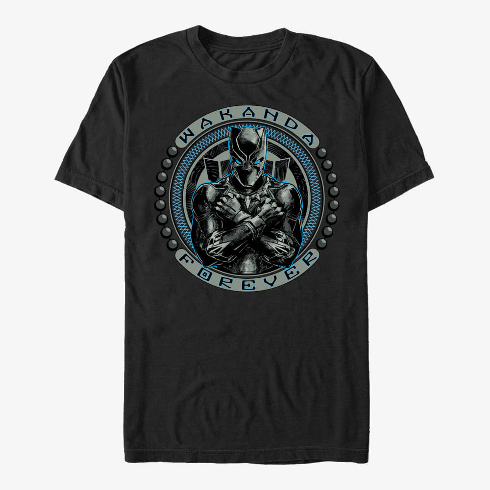 T-shirts Merch Marvel Avengers Classic - Wakanda Beads Unisex T-Shirt Black