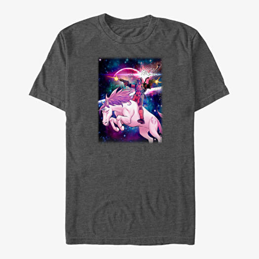 T-shirt Merch Marvel Deadpool - Space Uniforn Unisex T-Shirt Dark Heather Grey