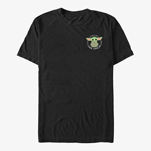 Majica Merch Star Wars: The Mandalorian - The Child Unisex T-Shirt Black