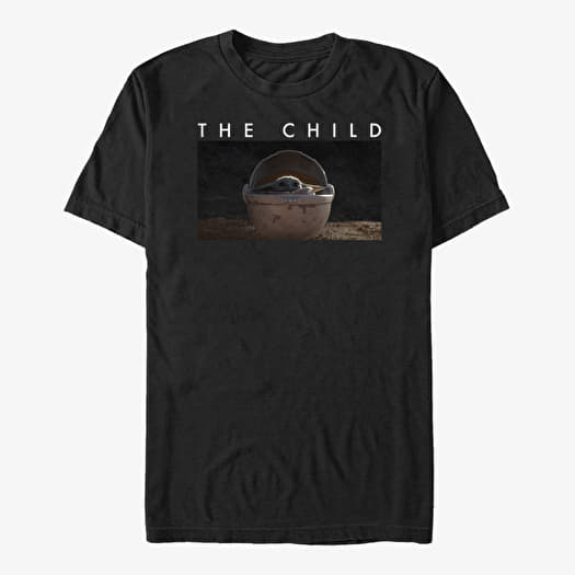 Majica Merch Star Wars: The Mandalorian - Float Child Unisex T-Shirt Black