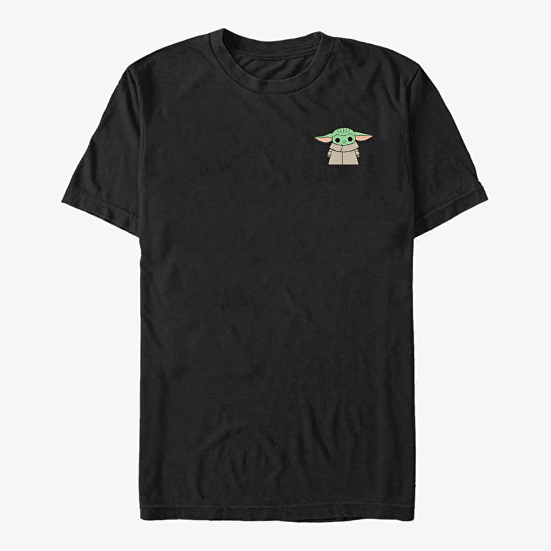 Majice Merch Star Wars: The Mandalorian - Baby Yoda Unisex T-Shirt Black