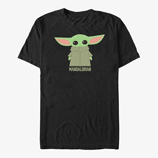 T-shirt Merch Star Wars: The Mandalorian - The Child Cute Stance Unisex T-Shirt Black