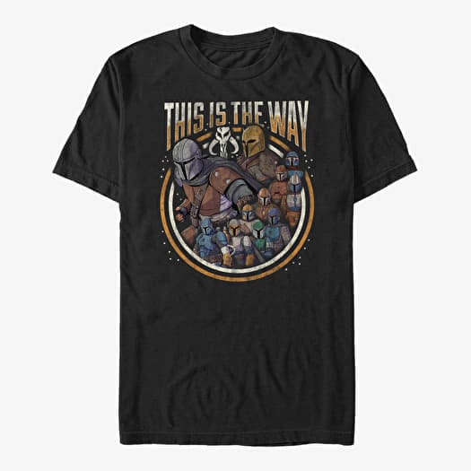 Merch Star Wars: The Mandalorian - The Way Group Unisex T-Shirt Black