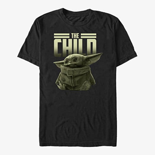 T-shirt Merch Star Wars: The Mandalorian - Green Child Unisex T-Shirt Black