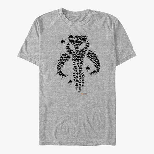T-särk Merch Star Wars: The Mandalorian - Bullet Holes Unisex T-Shirt Heather Grey