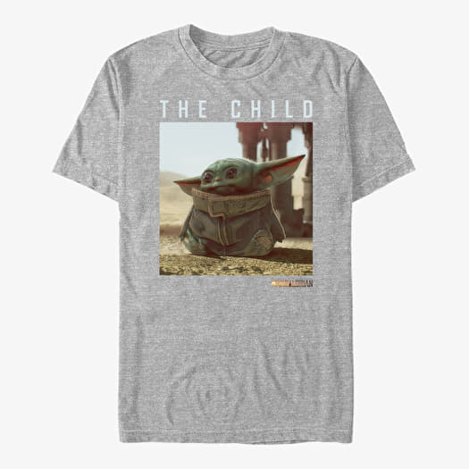 T-shirt Merch Star Wars: Classic - Green Child Unisex T-Shirt Heather Grey