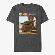 Merch Star Wars: The Mandalorian - Yo Baby Unisex T-Shirt Dark Heather Grey