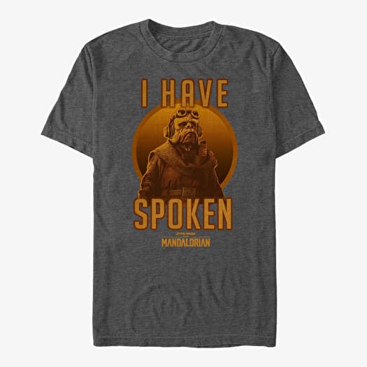 T-shirt Merch Star Wars: The Mandalorian - Kuill Has Spoken Unisex T-Shirt Dark Heather Grey
