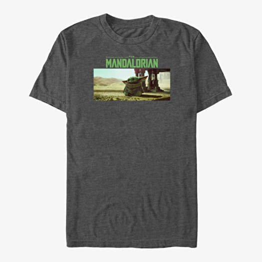 T-shirt Merch Star Wars: The Mandalorian - Still Looking Unisex T-Shirt Dark Heather Grey