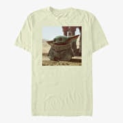 Merch Star Wars: The Mandalorian - Tiny Green Unisex T-Shirt Natural