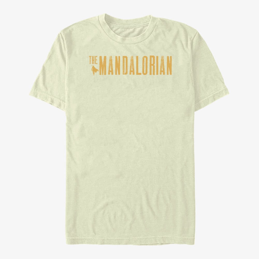 T-shirts Merch Star Wars: The Mandalorian - Mandalorian Simplistic Logo Unisex T-Shirt Natural