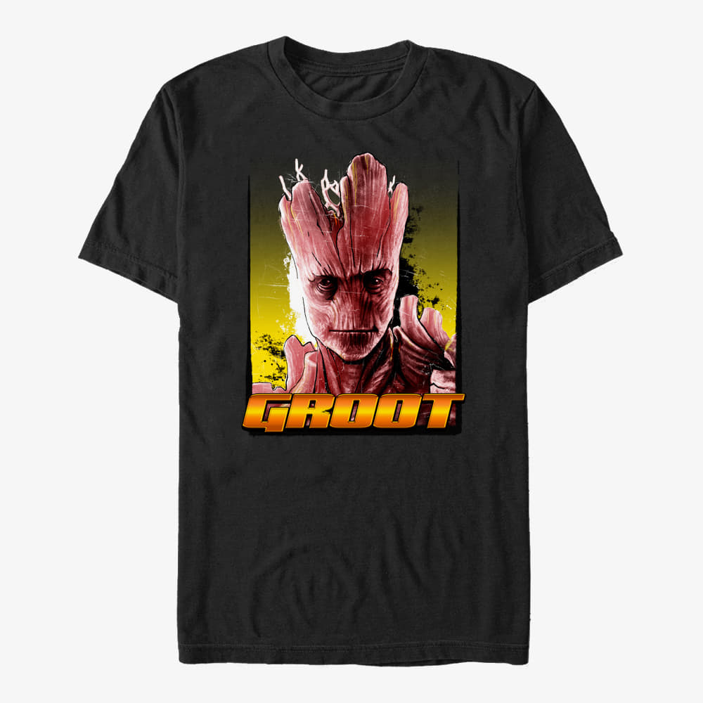 majice kratkih rukava Merch Marvel GOTG Classic - Tape Unisex T-Shirt Black