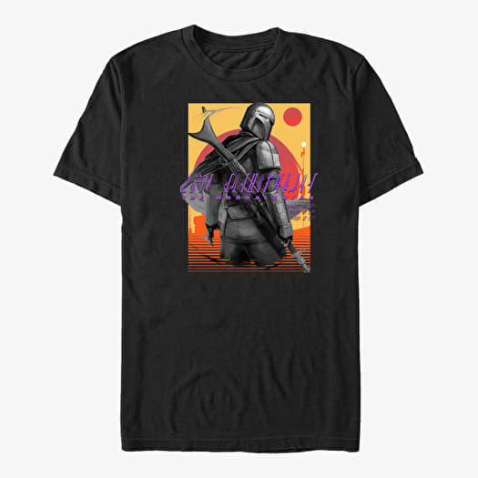 Merch Star Wars: The Mandalorian - Western Slinger Unisex T-Shirt Black