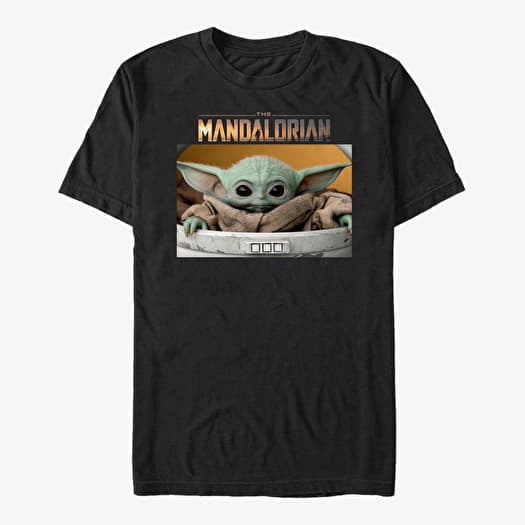 T-shirt Merch Star Wars: The Mandalorian - Small Box Unisex T-Shirt Black