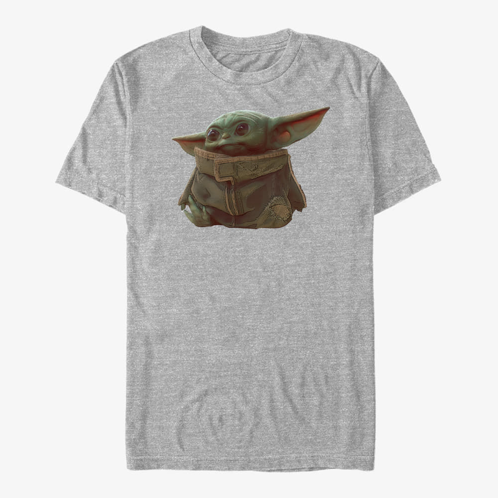 T-särgid Merch Star Wars: The Mandalorian - Ball Thief Unisex T-Shirt Heather Grey