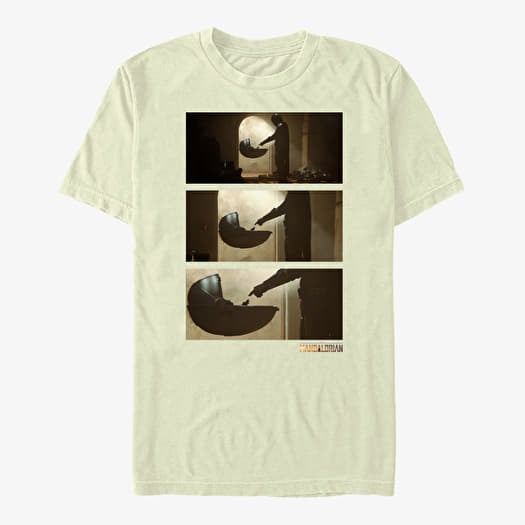 T-shirt Merch Star Wars: The Mandalorian - Zoom Scene Unisex T-Shirt Natural