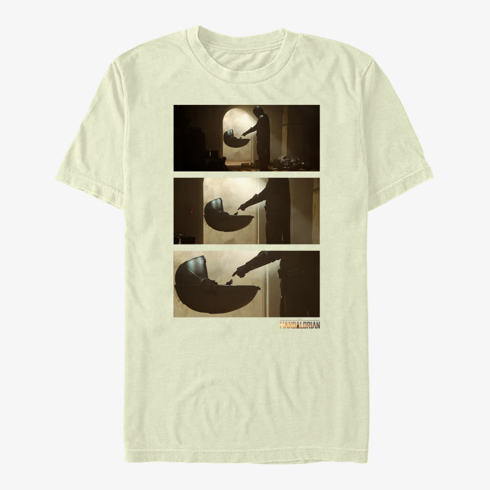 majice kratkih rukava Merch Star Wars: The Mandalorian - Zoom Scene Unisex T-Shirt Natural