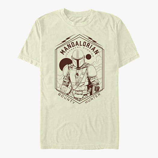 Merch Star Wars: The Mandalorian - Bounty Warrior Unisex T-Shirt Natural