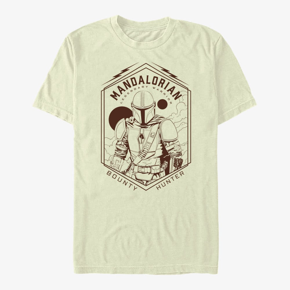 Футболки Merch Star Wars: The Mandalorian - Bounty Warrior Unisex T-Shirt Natural