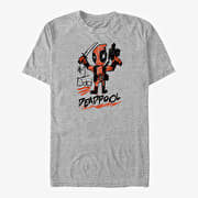 Merch Marvel Deadpool - Deadpool Dad Unisex T-Shirt Heather Grey