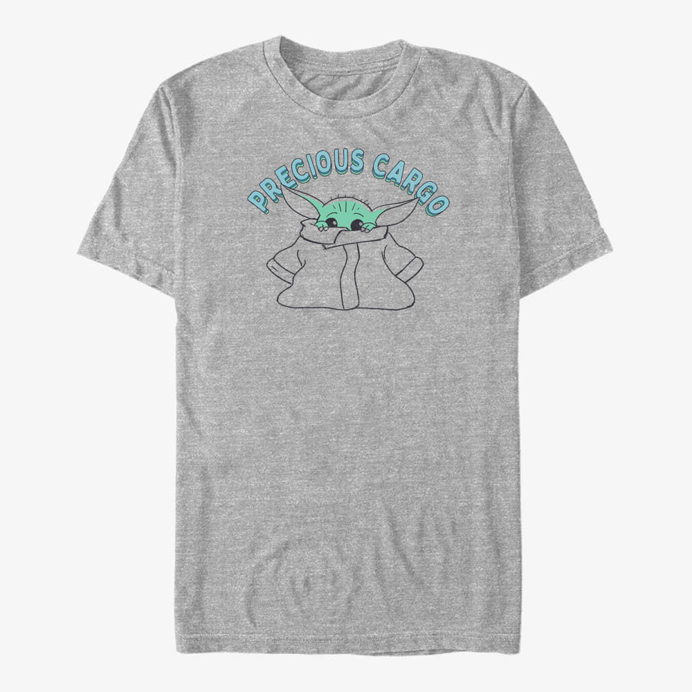 Футболки Merch Star Wars: The Mandalorian - Too Precious Unisex T-Shirt Heather Grey