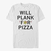 Merch Nickelodeon Teenage Mutant Ninja Turtles - PLANK FOR PIZZA Unisex T-Shirt White