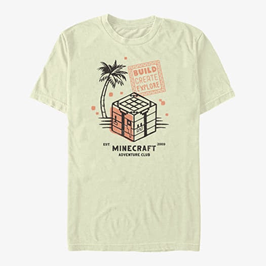 T-shirt Merch Minecraft - Build Create Explore Unisex T-Shirt Natural