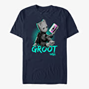 Merch Marvel GOTG 2 - Diamante Diamond Unisex T-Shirt Navy Blue