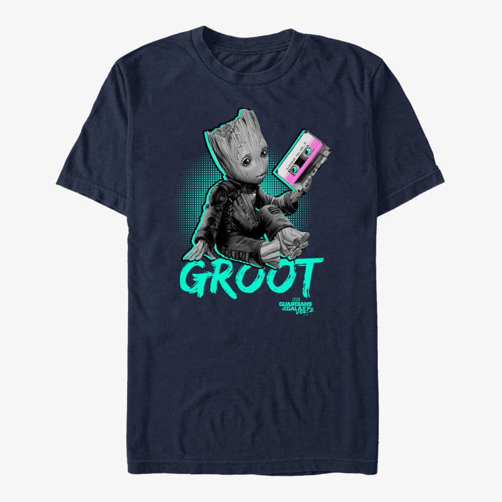 majice kratkih rukava Merch Marvel GOTG 2 - Diamante Diamond Unisex T-Shirt Navy Blue
