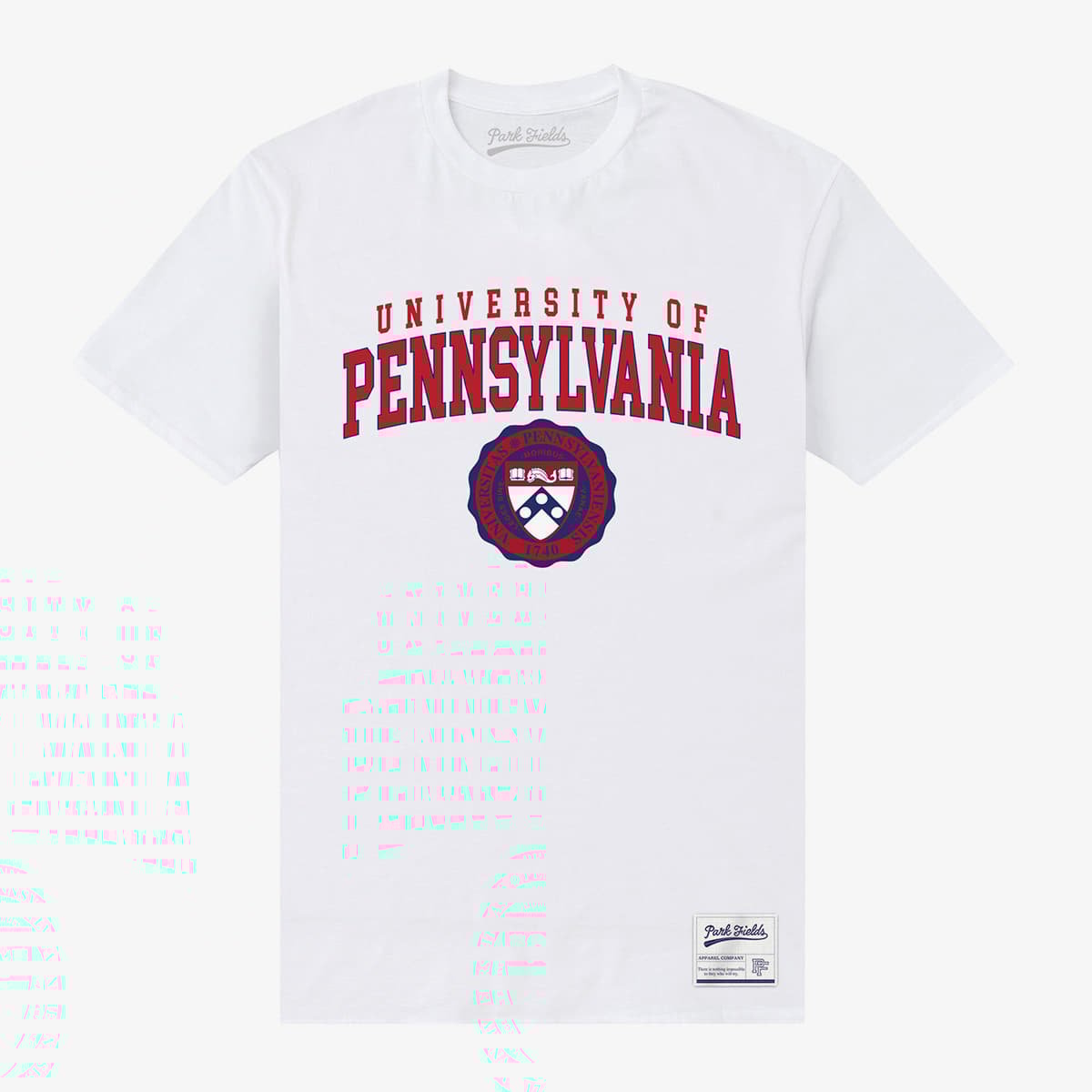 Magliette Merch Park Agencies - University Of Pennsylvania Unisex T-Shirt White