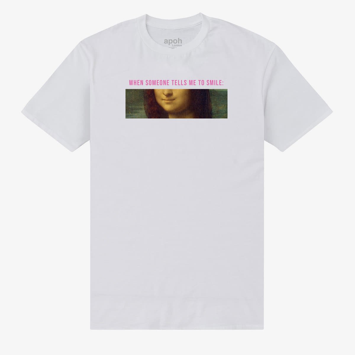 Magliette Merch Park Agencies - APOH Da Vinci Smile Mona Unisex T-Shirt White