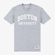Merch Park Agencies - Boston University Script Unisex T-Shirt Sport Grey