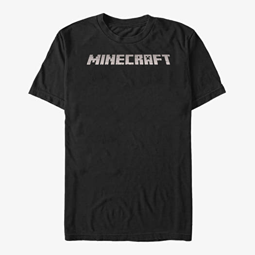 Marškinėliai Merch Minecraft - MINECRAFT LOGO BLACK Unisex T-Shirt Black