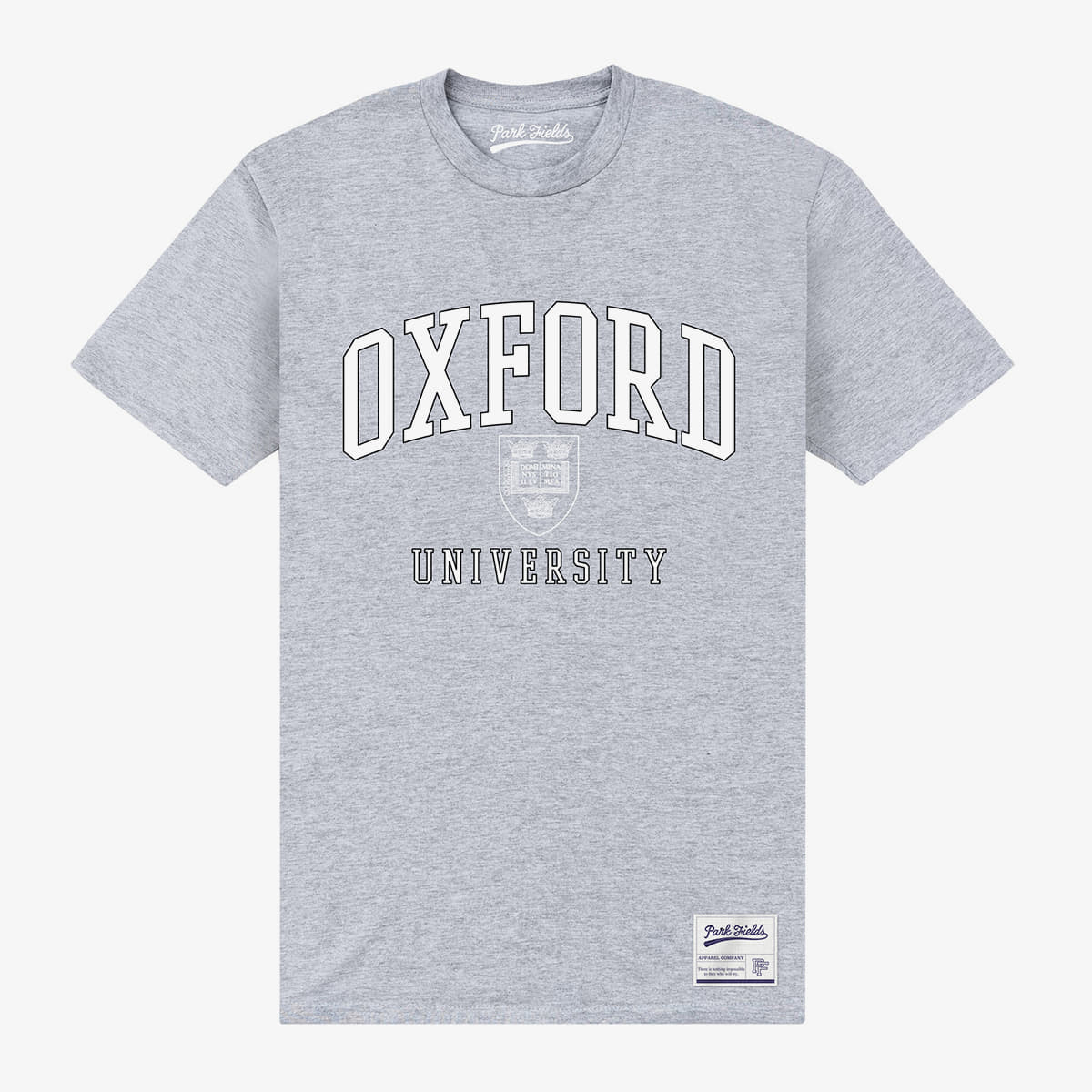 Camisetas Merch Park Agencies - Oxford University Crest Unisex T-Shirt Sport Grey