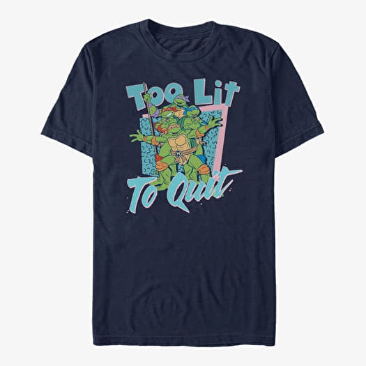 Majica Merch Nickelodeon Teenage Mutant Ninja Turtles - Too Lit Unisex T-Shirt Navy Blue