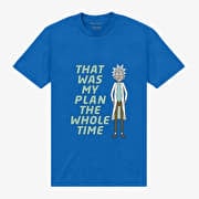 Merch Park Agencies - Rick and Morty My Plan Unisex T-Shirt Royal Blue